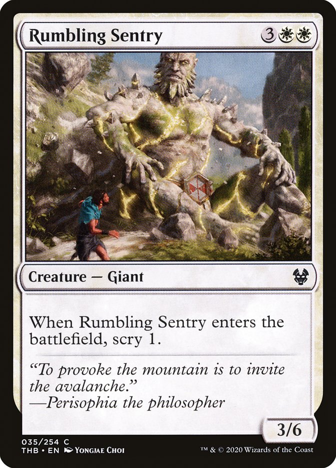 Rumbling Sentry [Theros Beyond Death] | Card Citadel