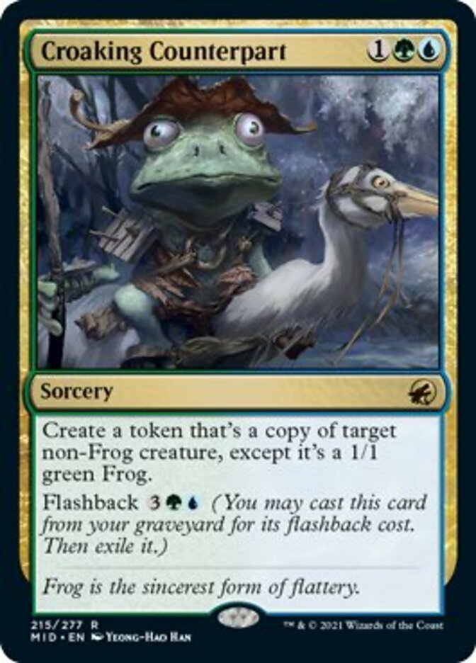 Croaking Counterpart [Innistrad: Midnight Hunt] | Card Citadel