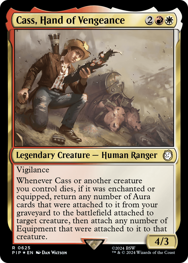 Cass, Hand of Vengeance (Surge Foil) [Fallout] | Card Citadel