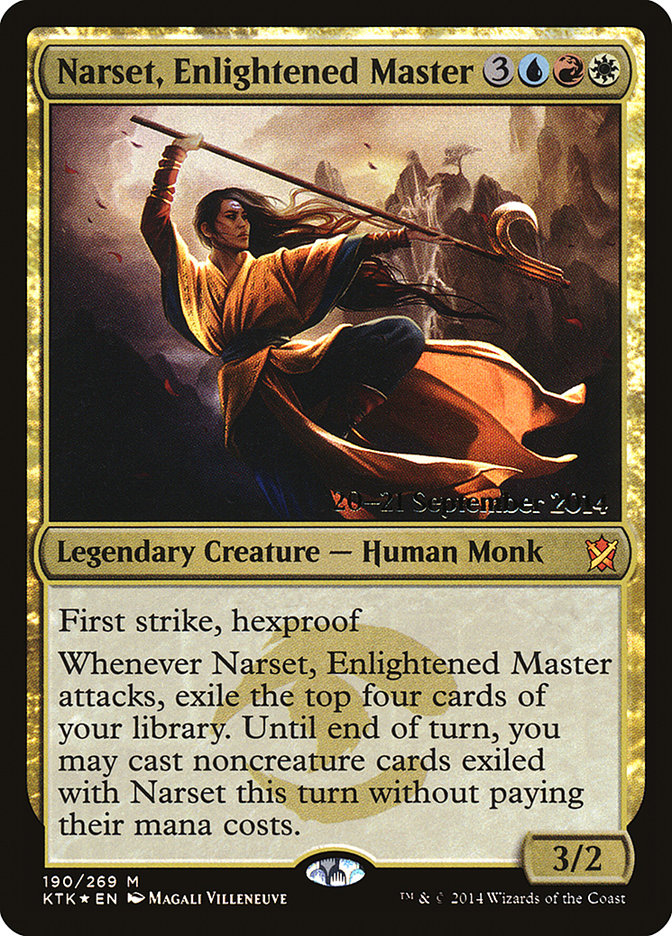 Narset, Enlightened Master  [Khans of Tarkir Prerelease Promos] | Card Citadel
