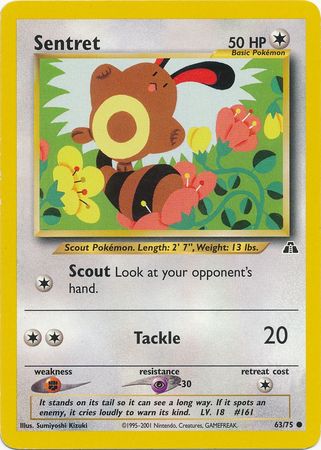 Sentret (63/75) [Neo Discovery Unlimited] | Card Citadel