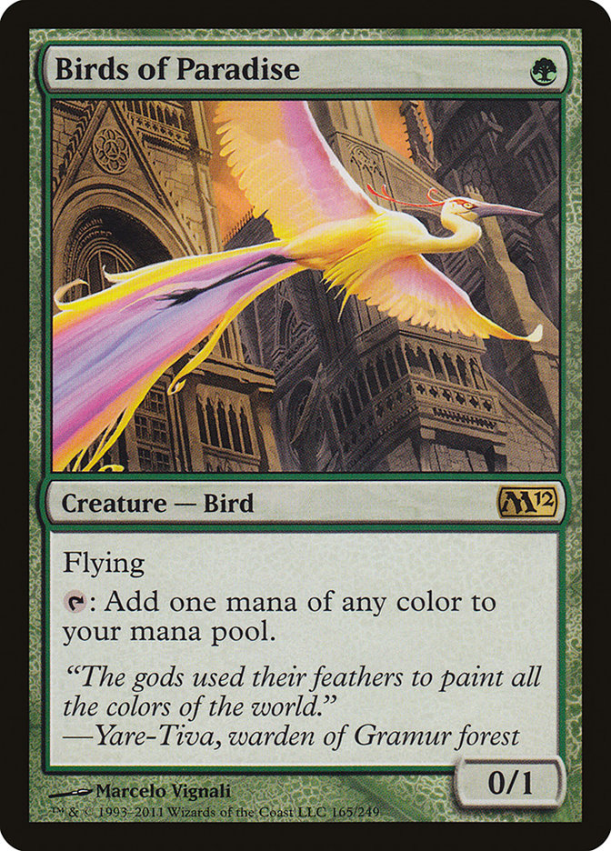 Birds of Paradise [Magic 2012] | Card Citadel