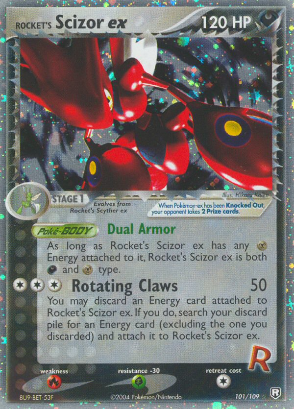 Rocket's Scizor ex (101/109) [EX: Team Rocket Returns] | Card Citadel