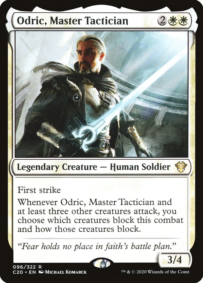 Odric, Master Tactician [Commander 2020] | Card Citadel