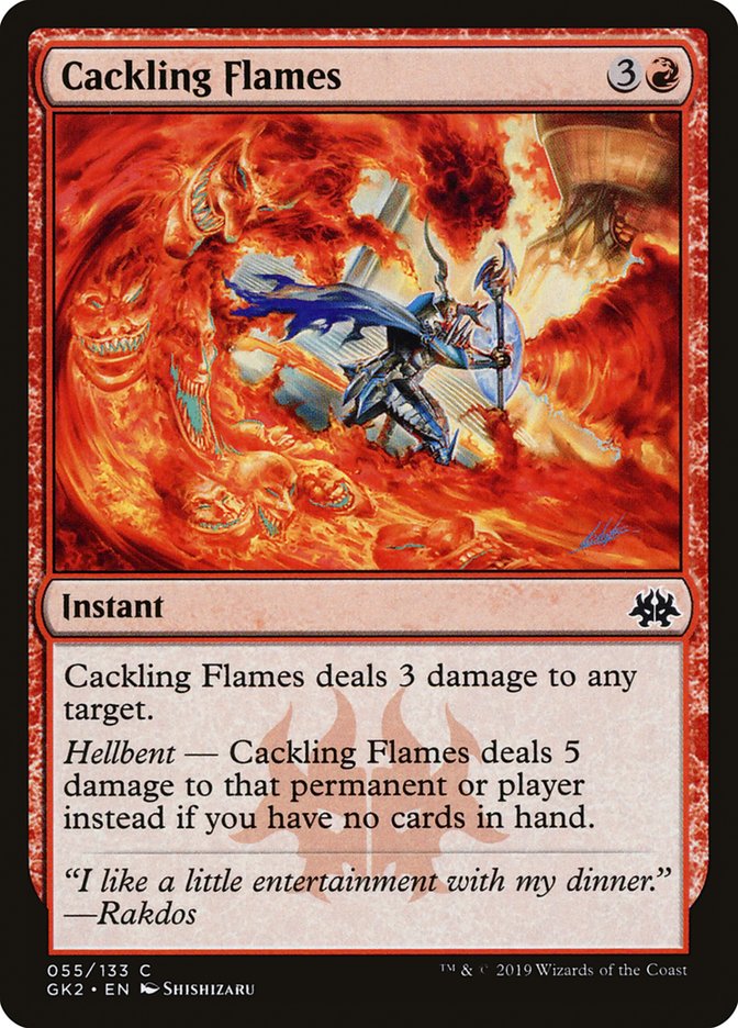 Cackling Flames [Ravnica Allegiance Guild Kit] | Card Citadel