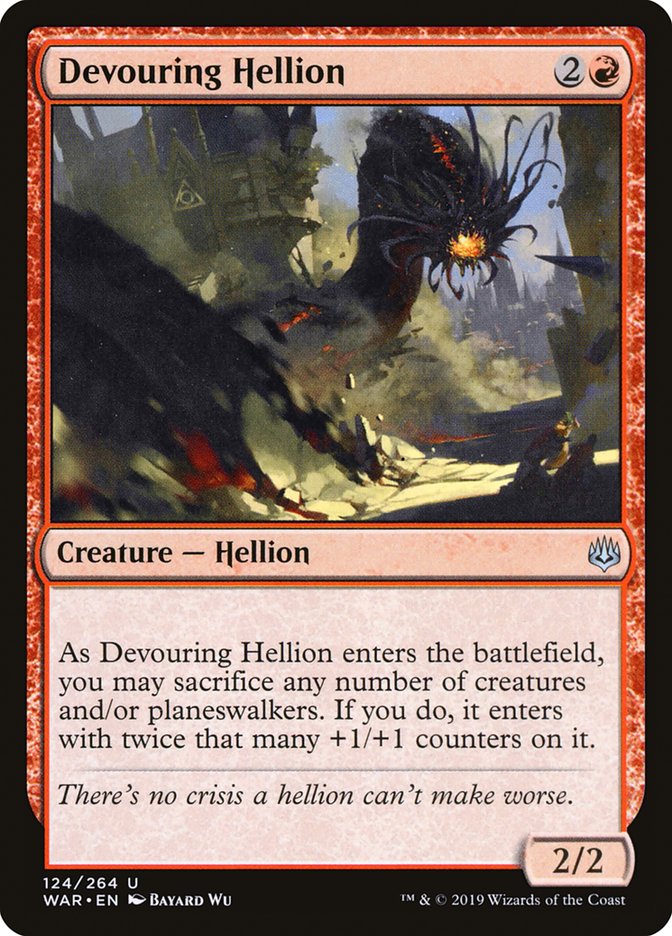 Devouring Hellion [War of the Spark] | Card Citadel