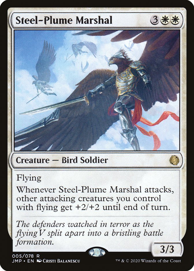 Steel-Plume Marshal [Jumpstart] | Card Citadel