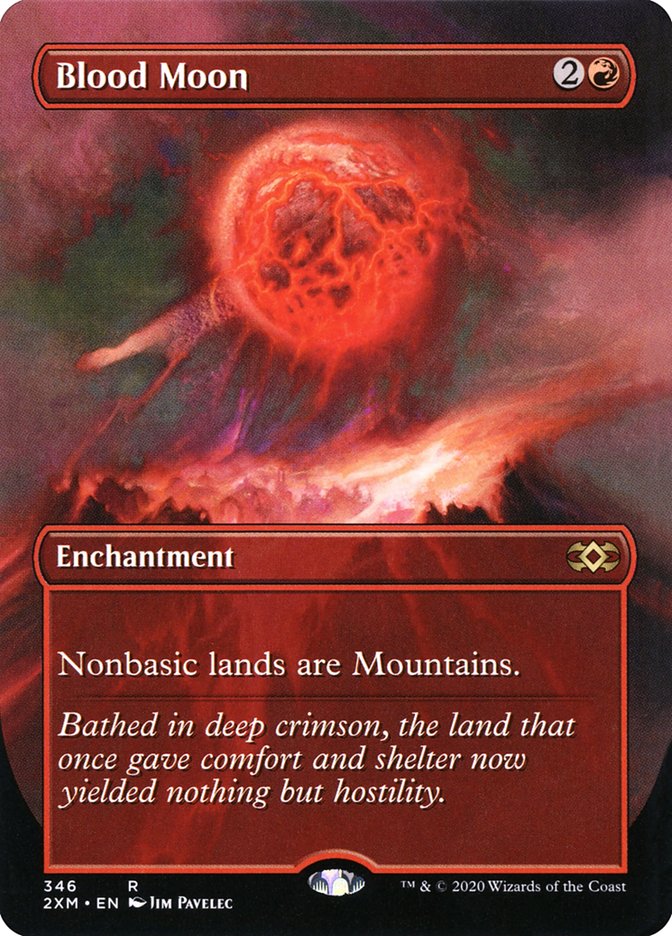 Blood Moon (Borderless) [Double Masters] | Card Citadel