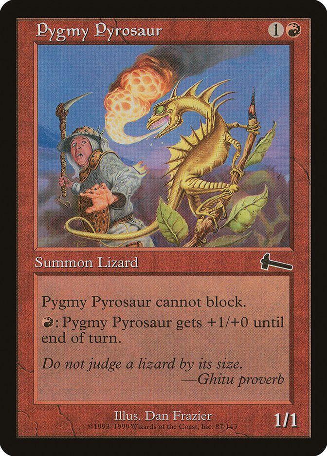 Pygmy Pyrosaur [Urza's Legacy] | Card Citadel