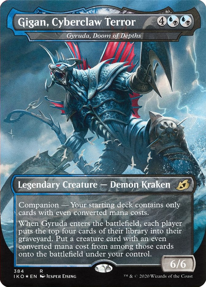 Gyruda, Doom of Depths - Gigan, Cyberclaw Terror (Godzilla Series) [Ikoria: Lair of Behemoths] | Card Citadel