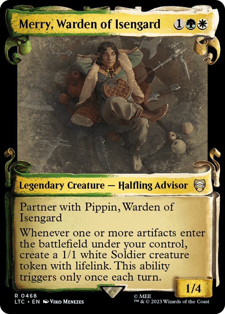 Merry, Warden of Isengard [The Lord of the Rings: Tales of Middle-Earth Commander Showcase Scrolls] | Card Citadel