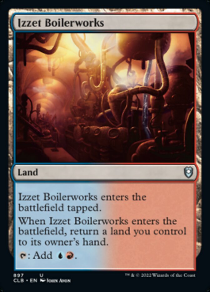 Izzet Boilerworks [Commander Legends: Battle for Baldur's Gate] | Card Citadel
