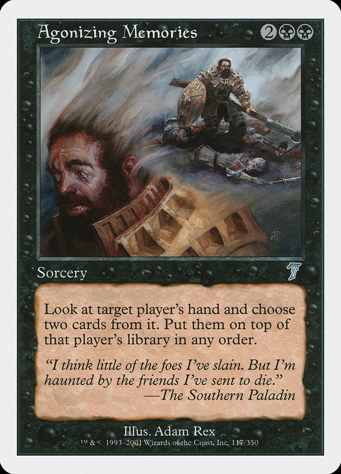 Agonizing Memories [Seventh Edition] | Card Citadel