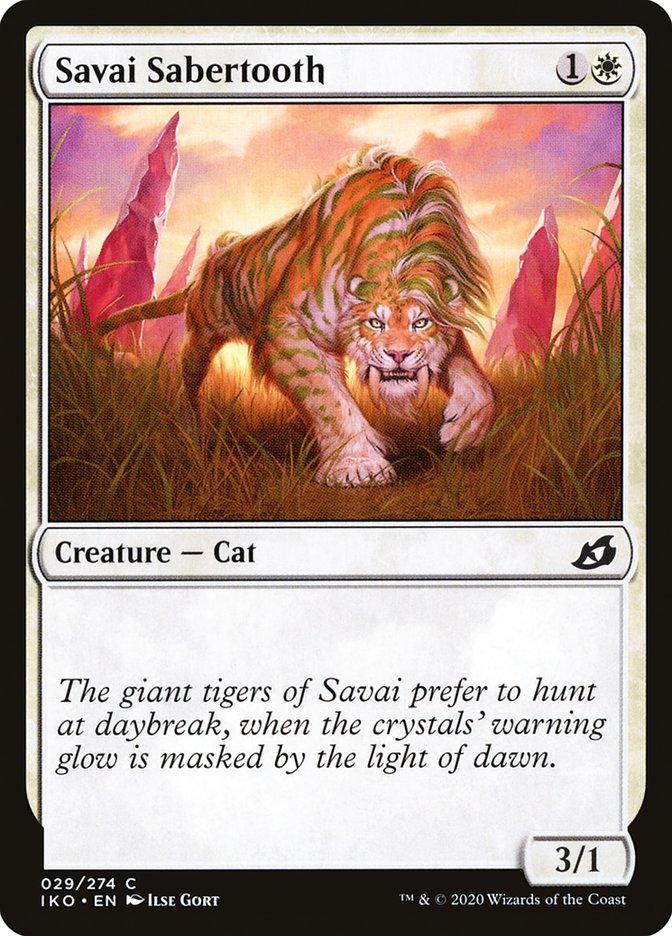 Savai Sabertooth [Ikoria: Lair of Behemoths] | Card Citadel