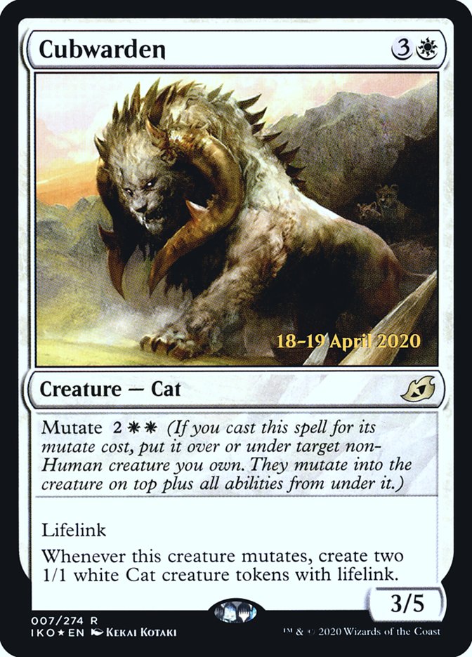 Cubwarden  [Ikoria: Lair of Behemoths Prerelease Promos] | Card Citadel