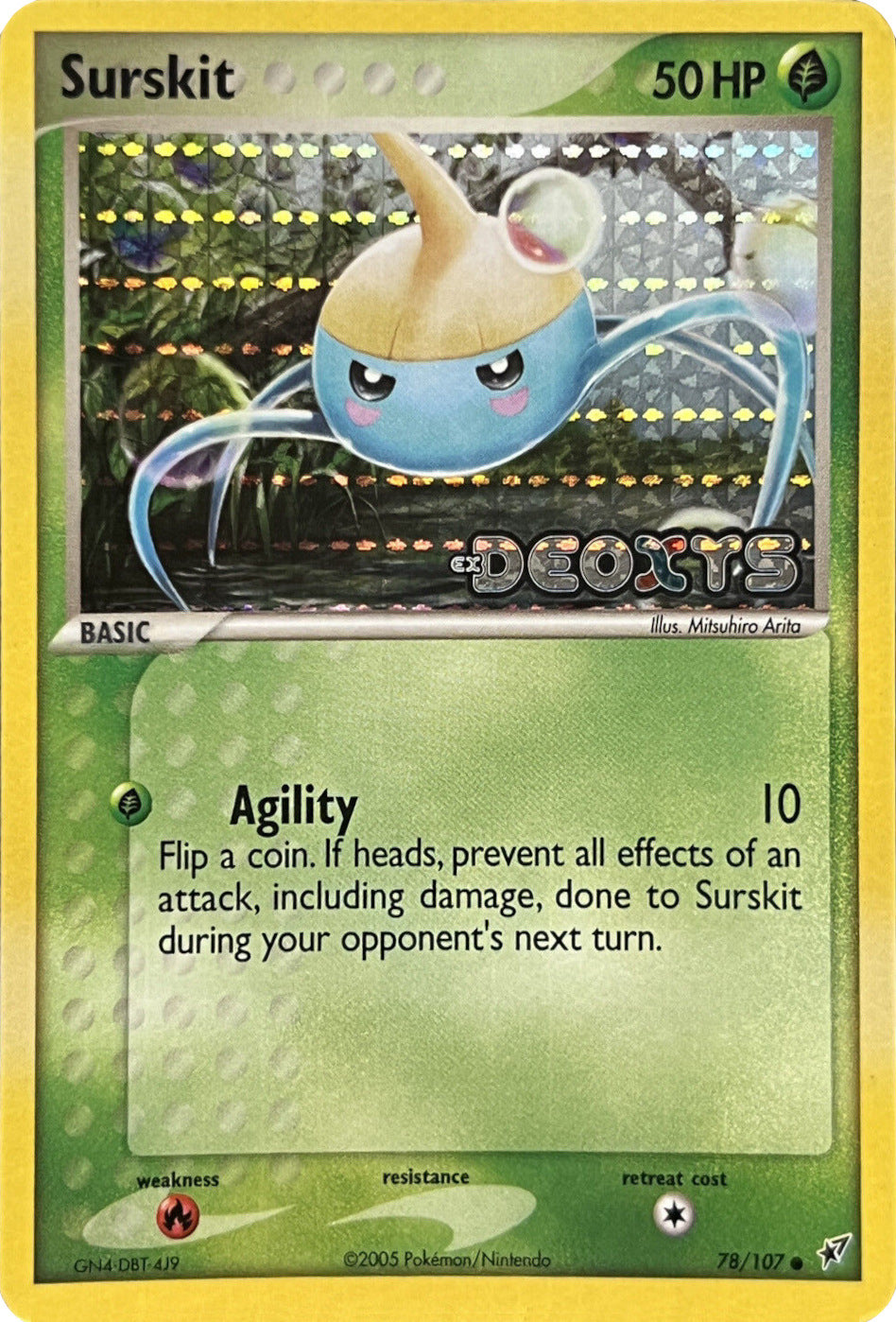 Surskit (78/107) (Stamped) [EX: Deoxys] | Card Citadel