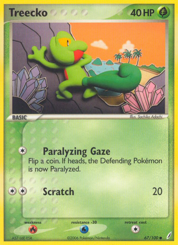 Treecko (67/100) [EX: Crystal Guardians] | Card Citadel