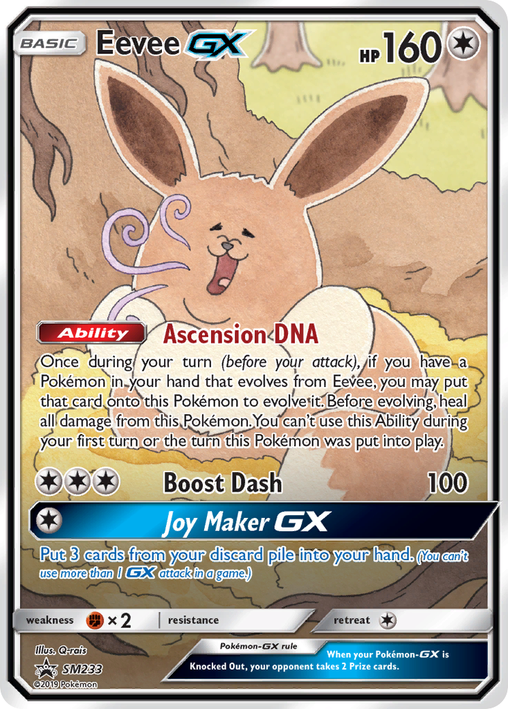 Eevee GX (SM233) [Sun & Moon: Black Star Promos] | Card Citadel