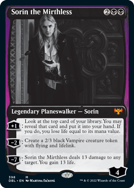 Sorin the Mirthless [Innistrad: Double Feature] | Card Citadel