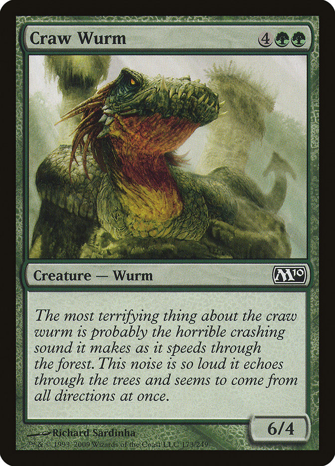 Craw Wurm [Magic 2010] | Card Citadel