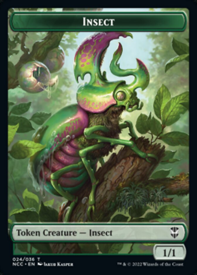 Ogre // Insect Double-sided Token [Streets of New Capenna Commander Tokens] | Card Citadel
