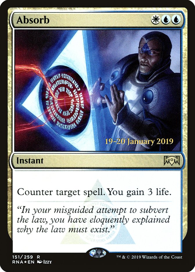 Absorb [Ravnica Allegiance Prerelease Promos] | Card Citadel