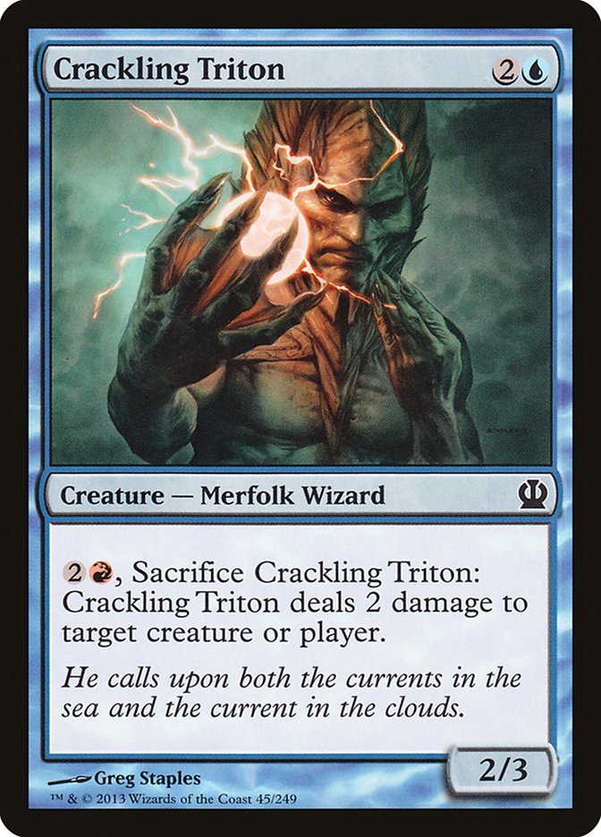 Crackling Triton [Theros] | Card Citadel