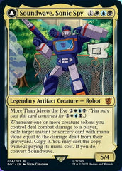 Soundwave, Sonic Spy // Soundwave, Superior Captain [Universes Beyond: Transformers] | Card Citadel