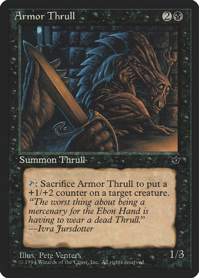 Armor Thrull (Pete Venters) [Fallen Empires] | Card Citadel