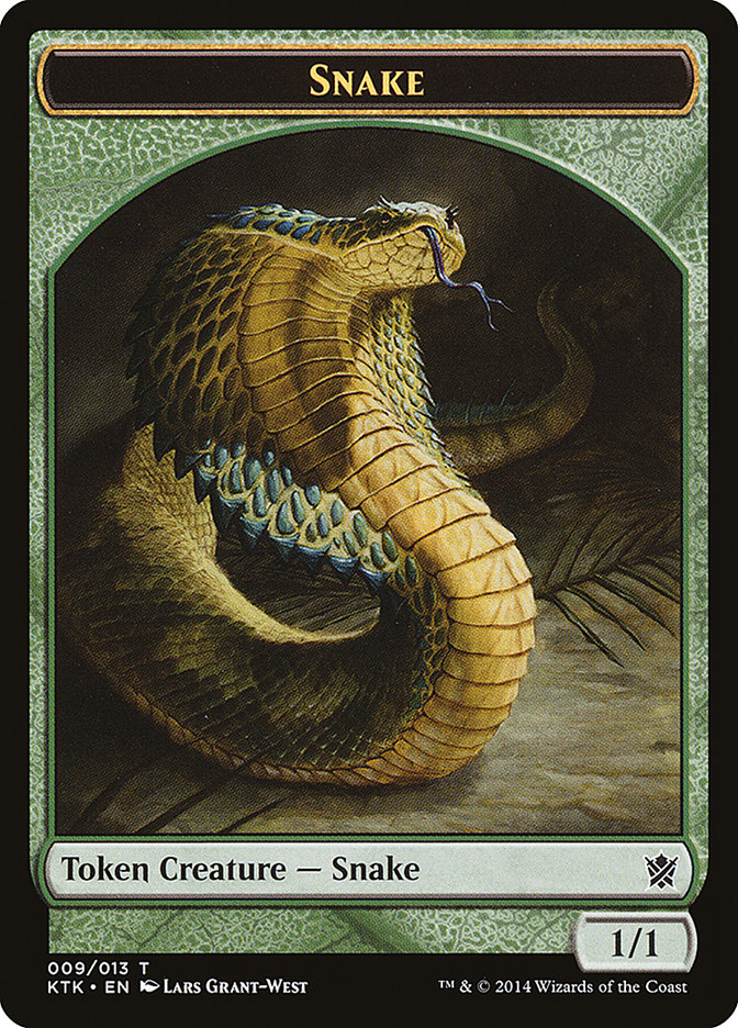 Snake [Khans of Tarkir Tokens] | Card Citadel