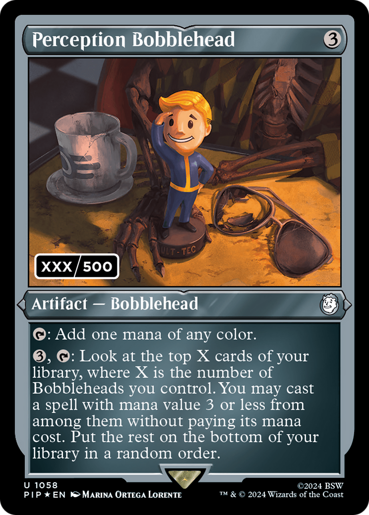 Perception Bobblehead (Serial Numbered) [Fallout] | Card Citadel