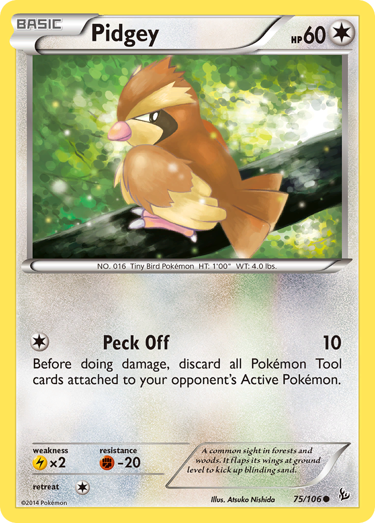 Pidgey (75/106) [XY: Flashfire] | Card Citadel