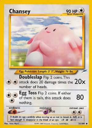 Chansey (31/105) [Neo Destiny Unlimited] | Card Citadel