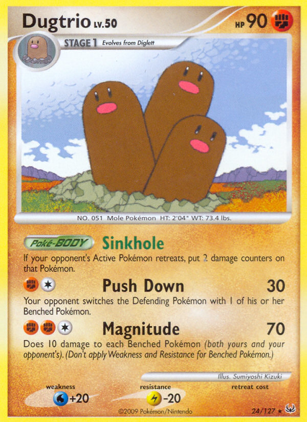 Dugtrio (24/127) [Platinum: Base Set] | Card Citadel