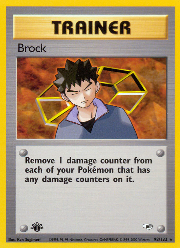 Brock (98/132) [Gym Heroes 1st Edition] | Card Citadel