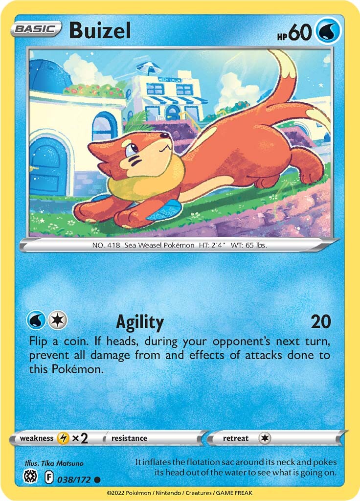 Buizel (038/172) [Sword & Shield: Brilliant Stars] | Card Citadel