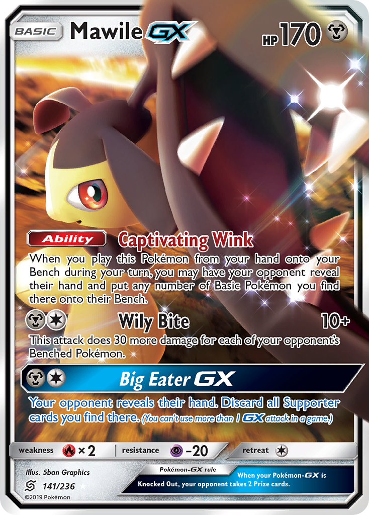 Mawile GX (141/236) [Sun & Moon: Unified Minds] | Card Citadel