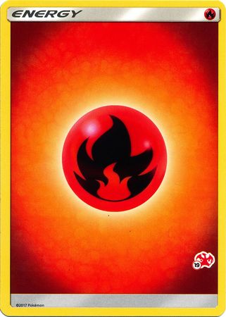 Fire Energy (Charizard Stamp #19) [Battle Academy 2020] | Card Citadel
