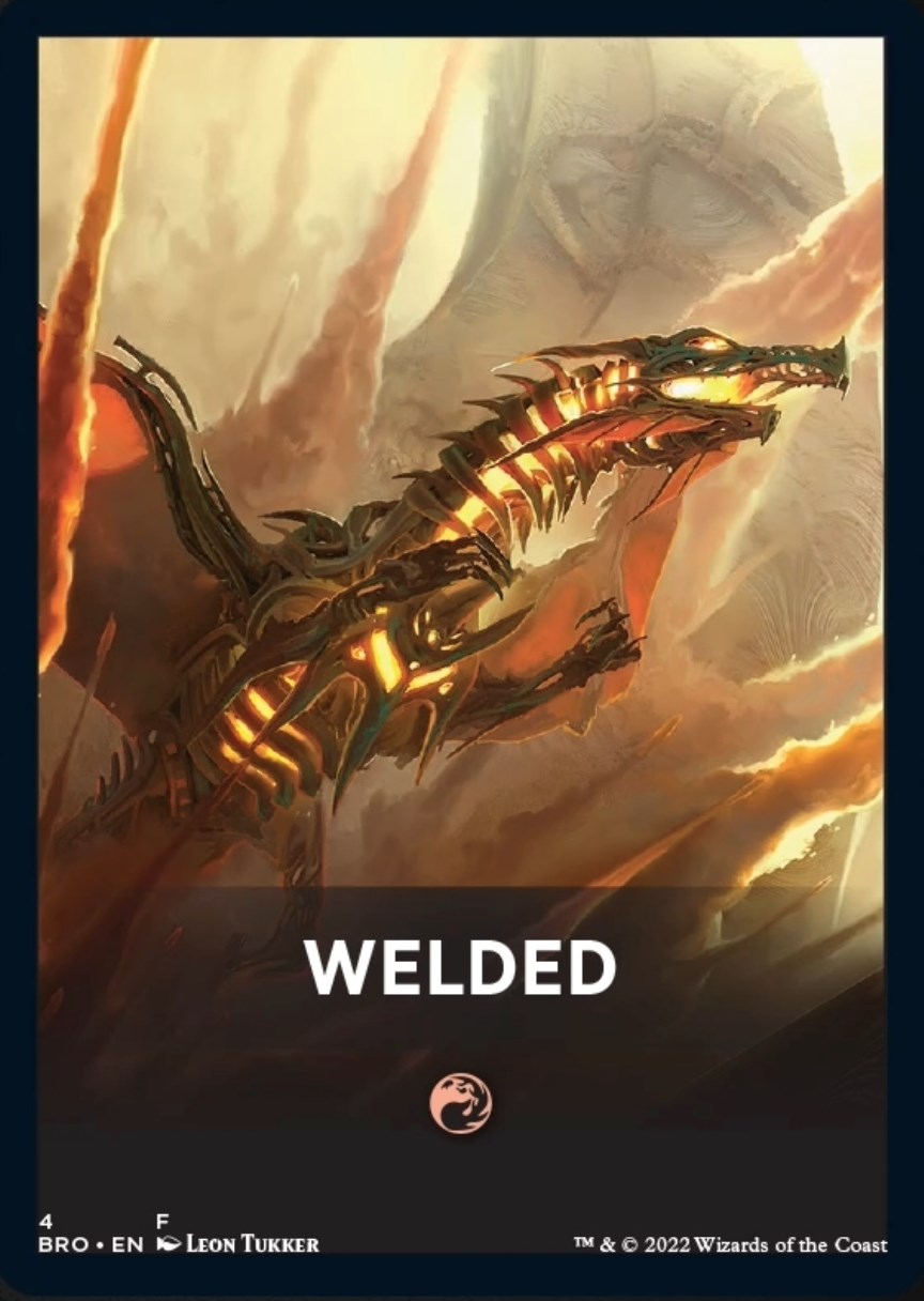 Welded Theme Card [The Brothers' War Tokens] | Card Citadel
