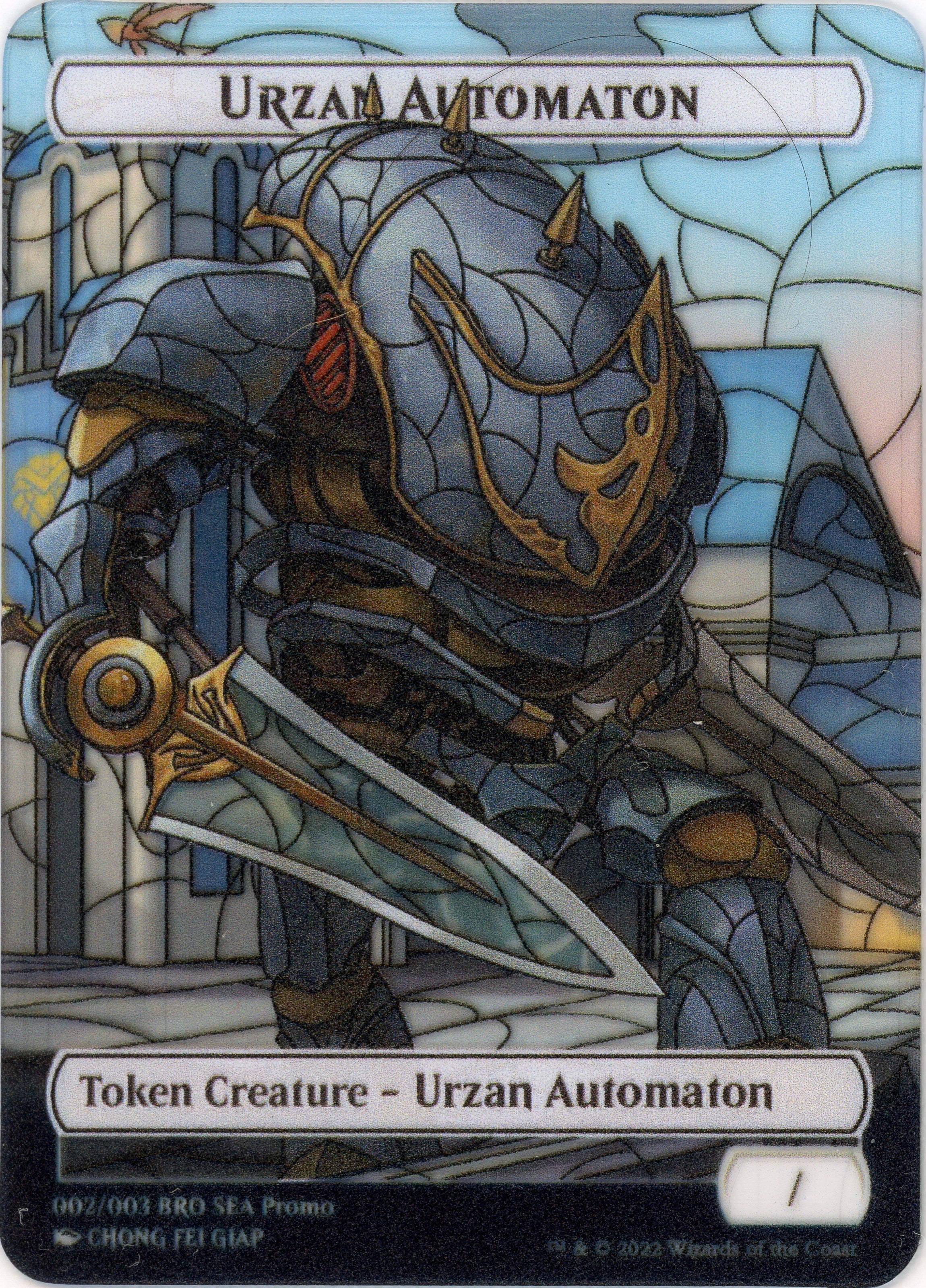Urzan Automaton Token (SEA Exclusive) [The Brothers' War Tokens] | Card Citadel