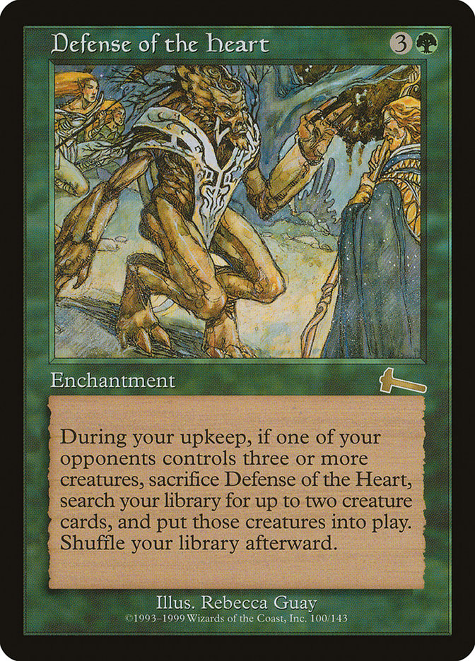 Defense of the Heart [Urza's Legacy] | Card Citadel