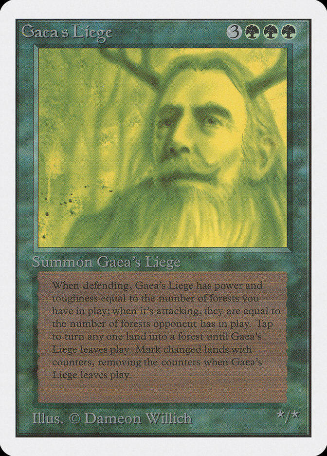 Gaea's Liege [Unlimited Edition] | Card Citadel