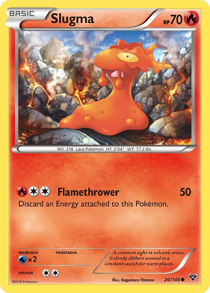 Slugma (20/146) [XY: Base Set] | Card Citadel