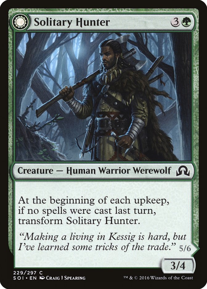 Solitary Hunter // One of the Pack [Shadows over Innistrad] | Card Citadel