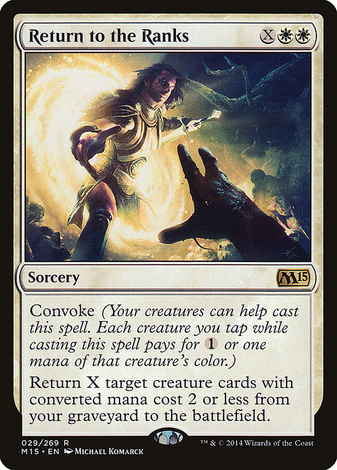Return to the Ranks [Magic 2015] | Card Citadel