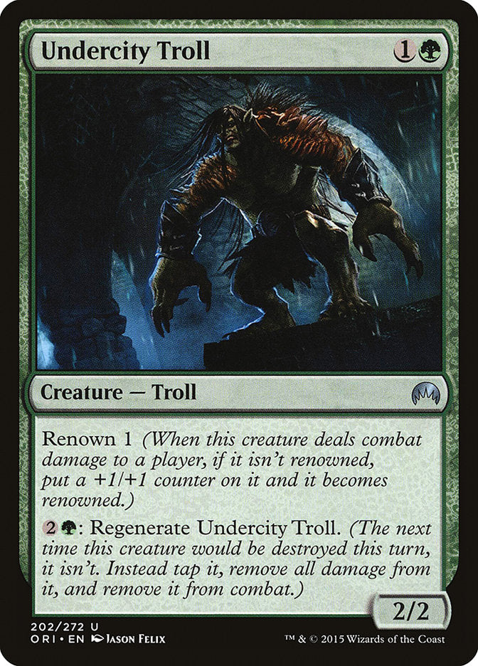 Undercity Troll [Magic Origins] | Card Citadel