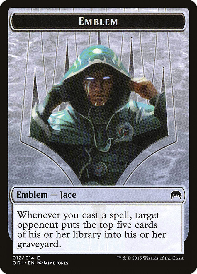 Jace, Telepath Unbound Emblem [Magic Origins Tokens] | Card Citadel