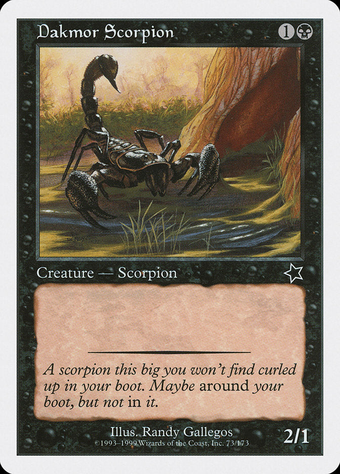 Dakmor Scorpion [Starter 1999] | Card Citadel