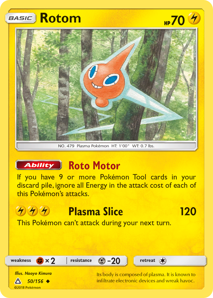 Rotom (50/156) [Sun & Moon: Ultra Prism] | Card Citadel