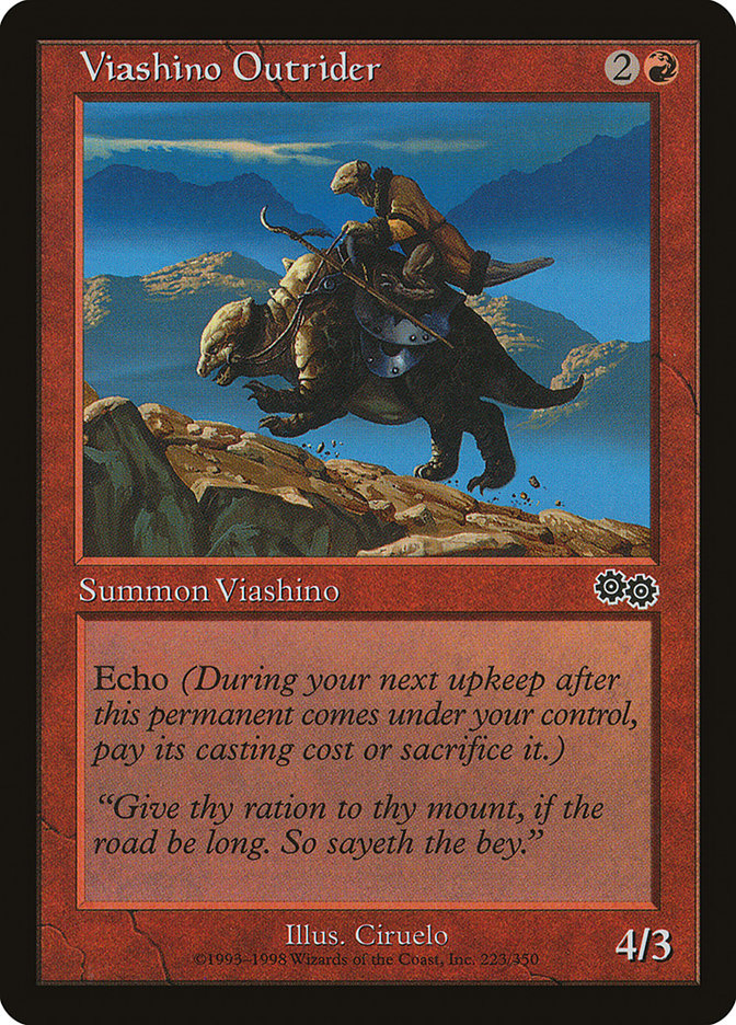 Viashino Outrider [Urza's Saga] | Card Citadel